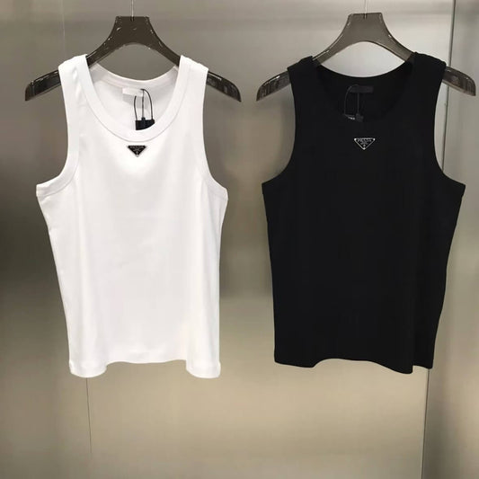Classic Minimalist Solid Sleeveless Top