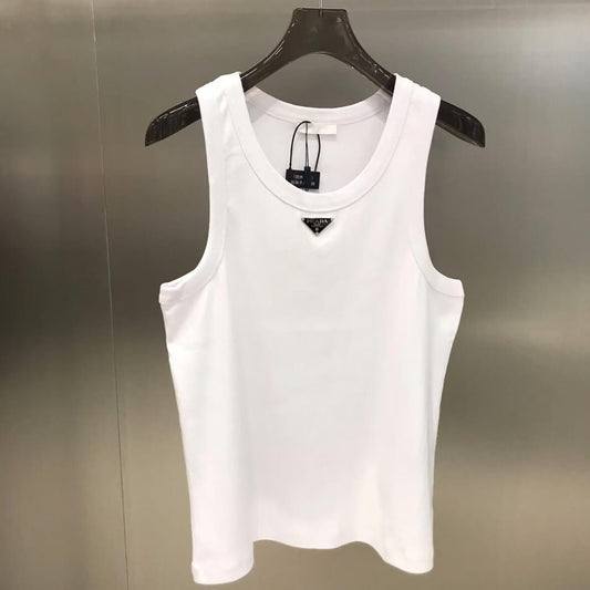 Classic Minimalist Solid Sleeveless Top