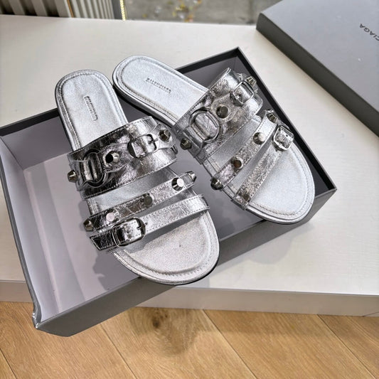 Edgy Stud-Designed Sandals