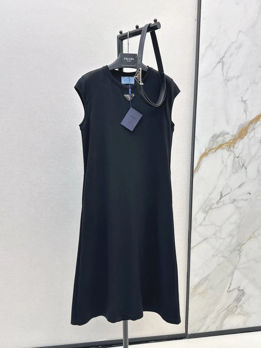 Triangle-Embellished Shift Dress